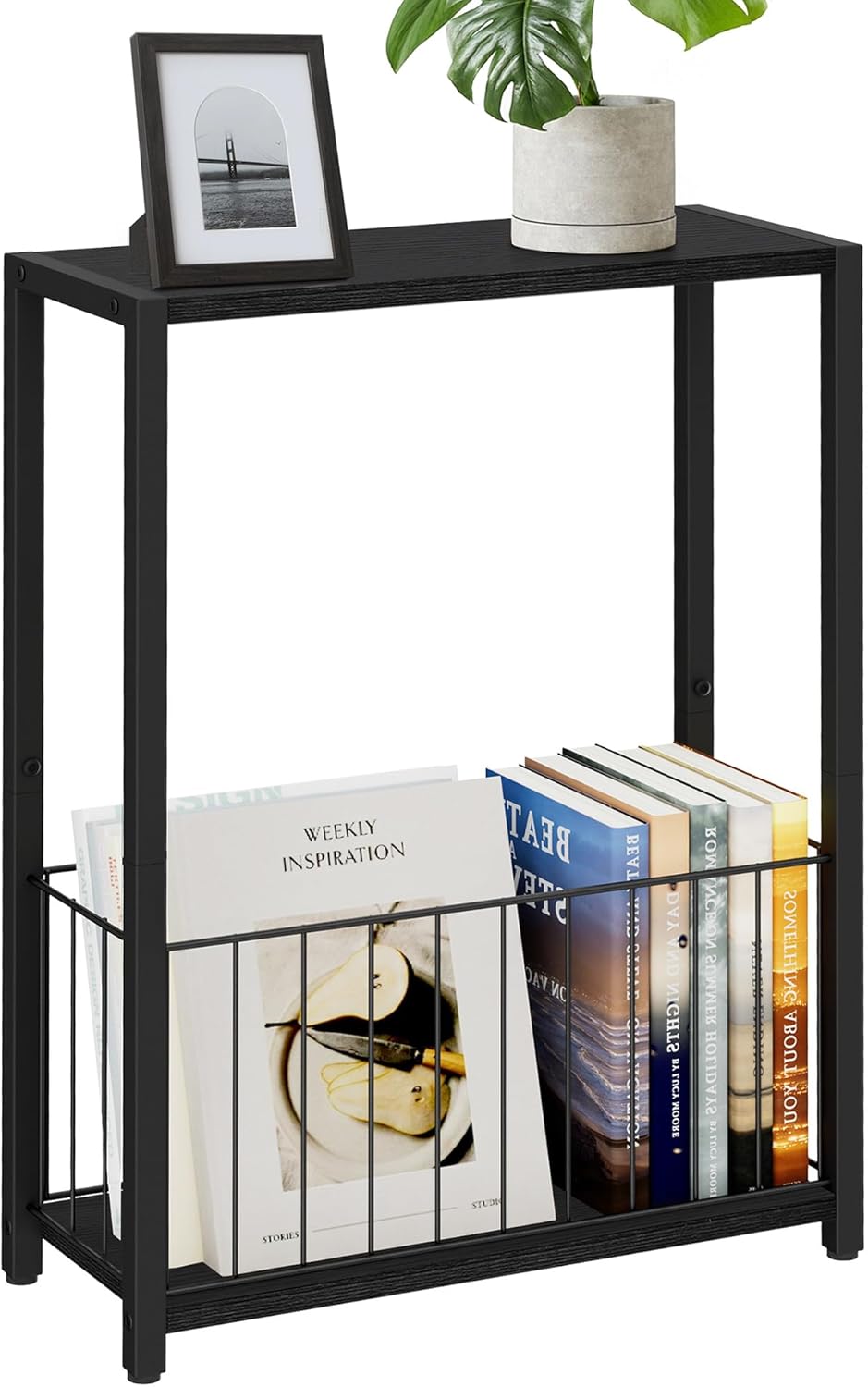 Narrow Side Tables Set of 2