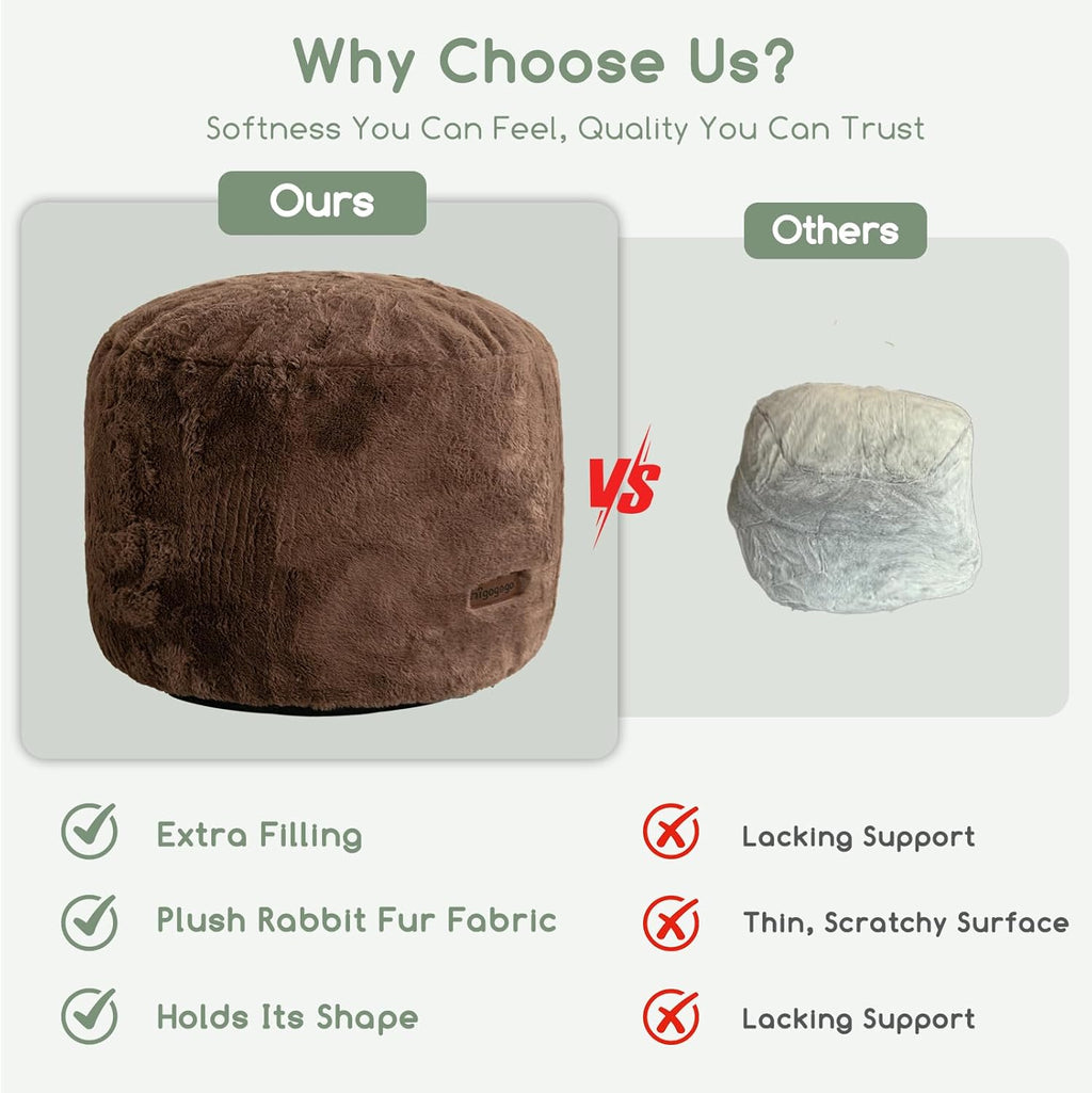 Ottoman Round Modern Foam