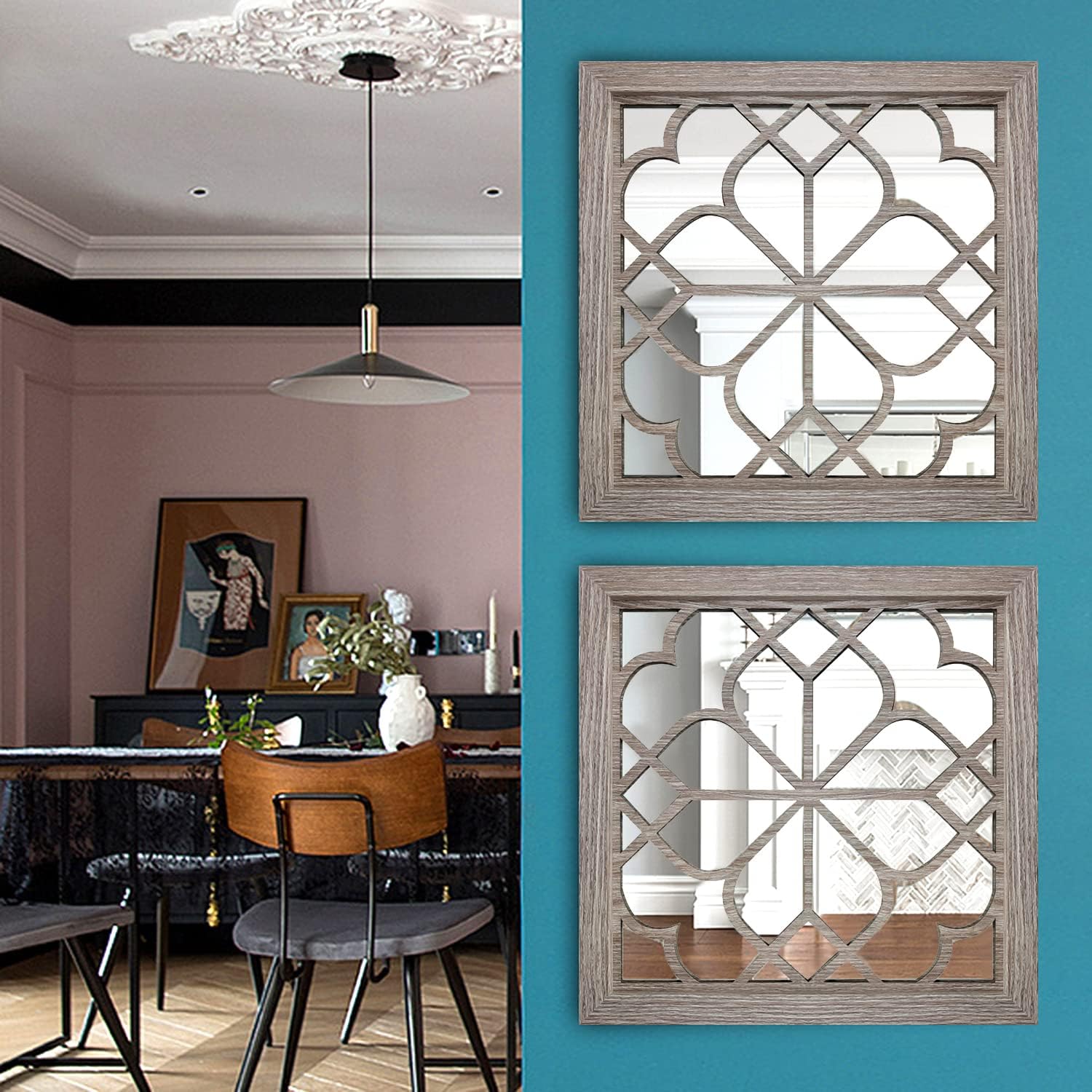 2 Farmhouse Square True Mirrors