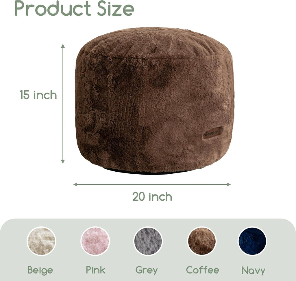 Ottoman Round Modern Foam