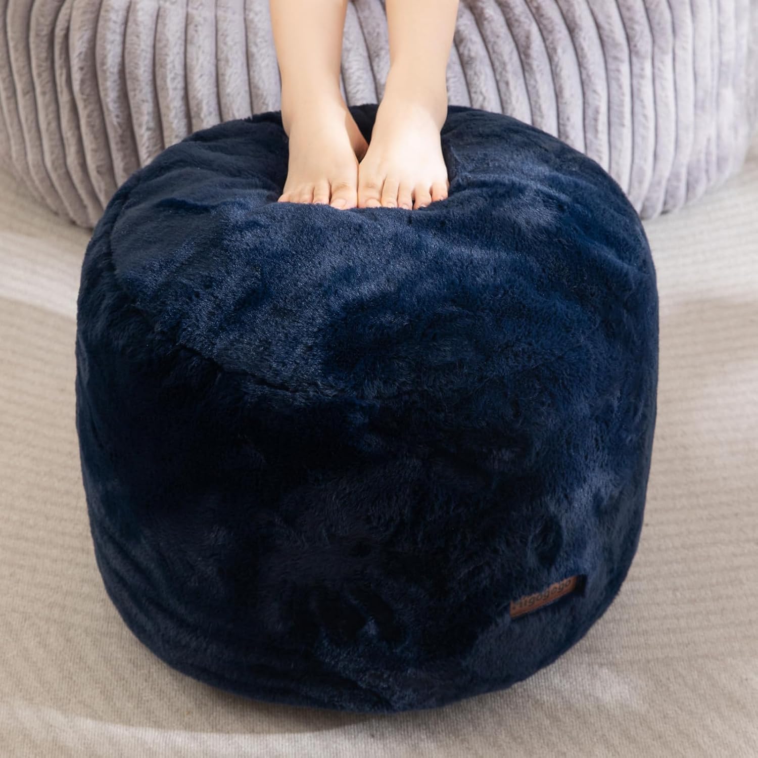 Ottoman Round Modern Foam