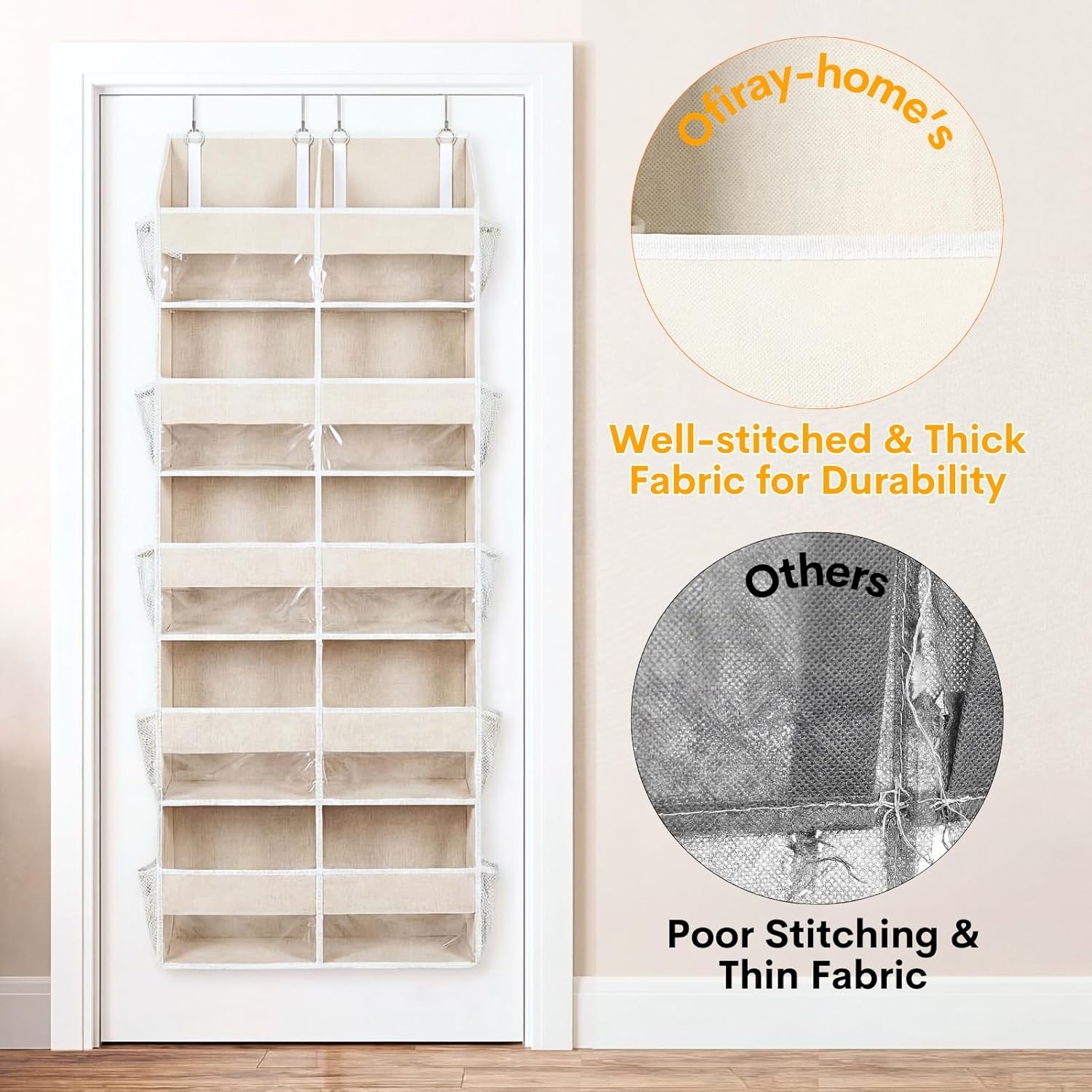 Over the Door Organizer 5 Tiers