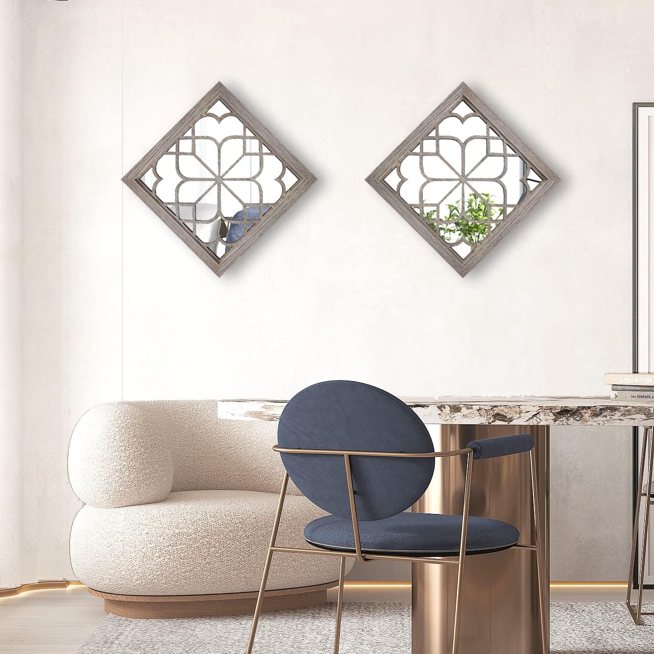 2 Farmhouse Square True Mirrors