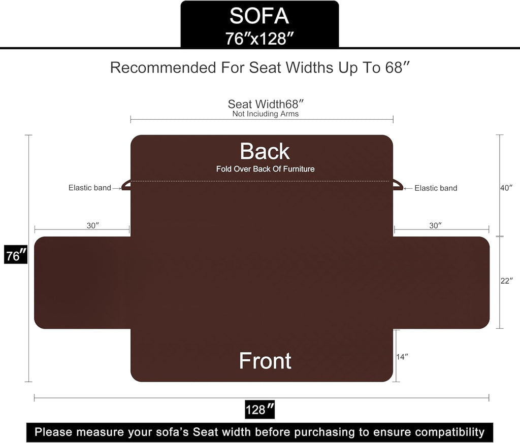 Reversible Sofa Cover Couch