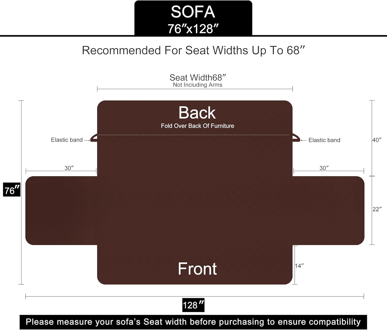 Reversible Sofa Cover Couch
