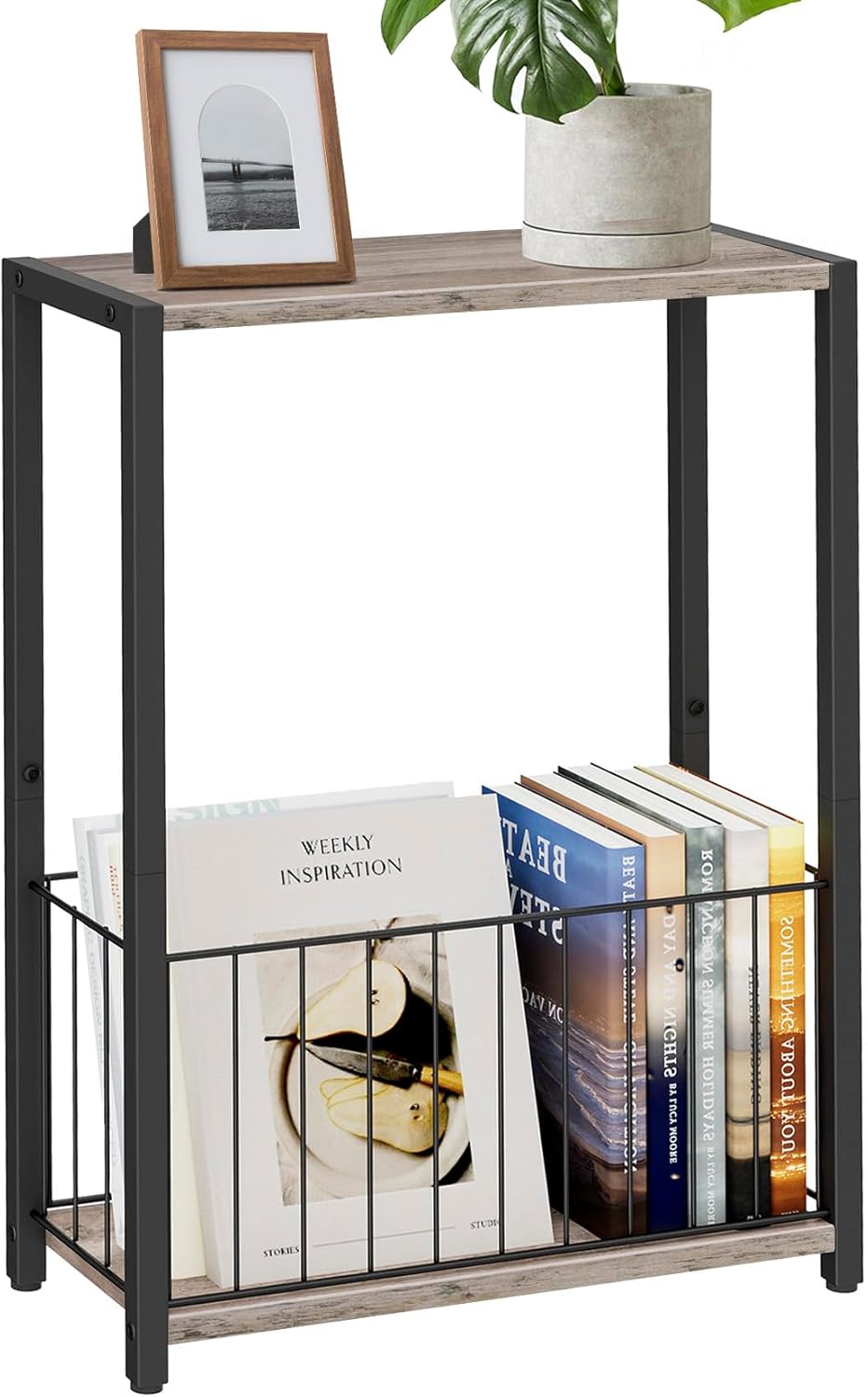 Narrow Side Tables Set of 2