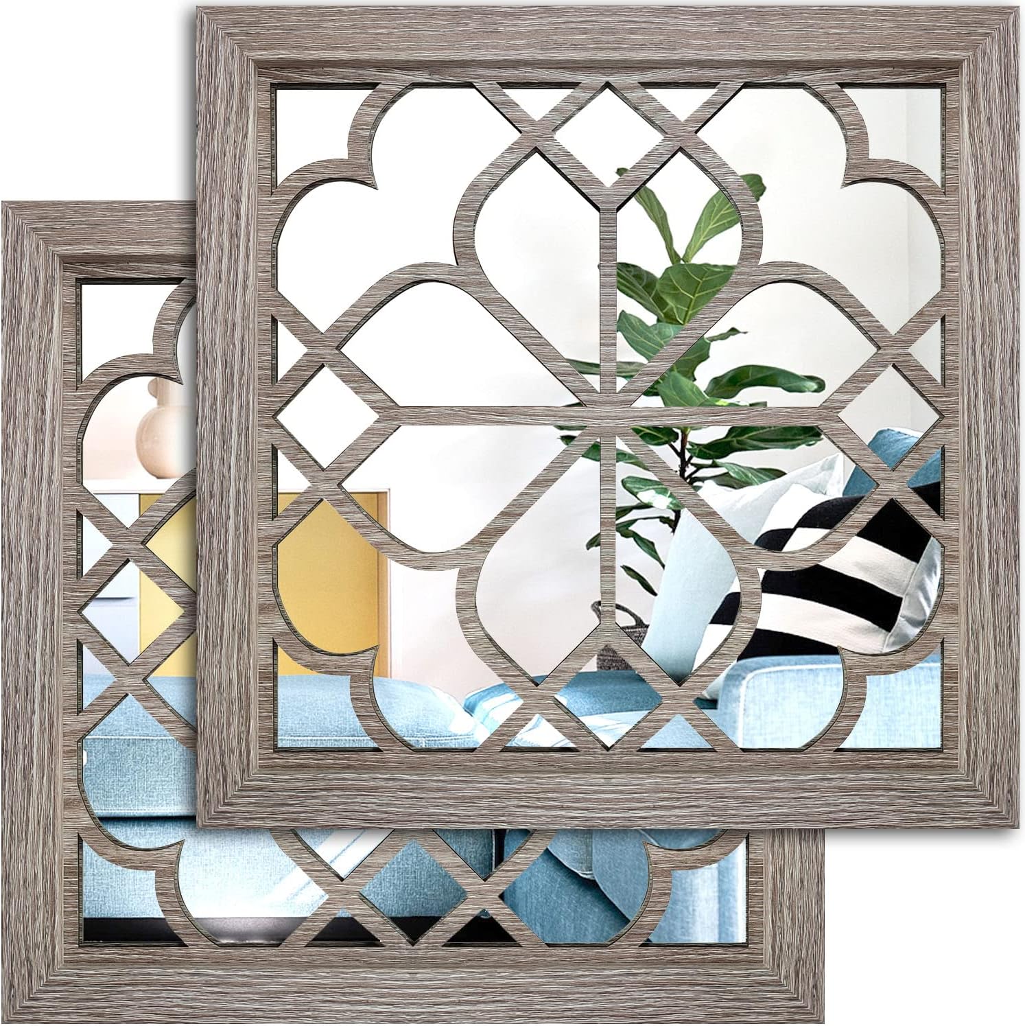 2 Farmhouse Square True Mirrors
