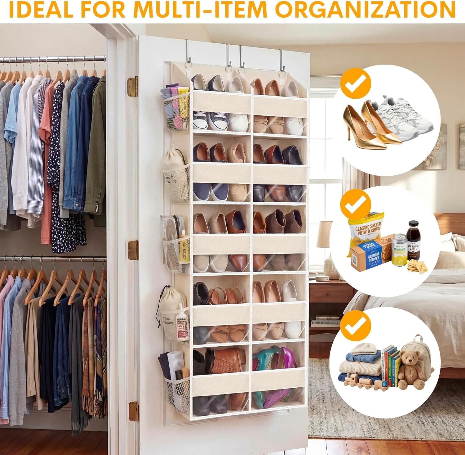 Over the Door Organizer 5 Tiers