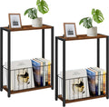 Narrow Side Tables Set of 2
