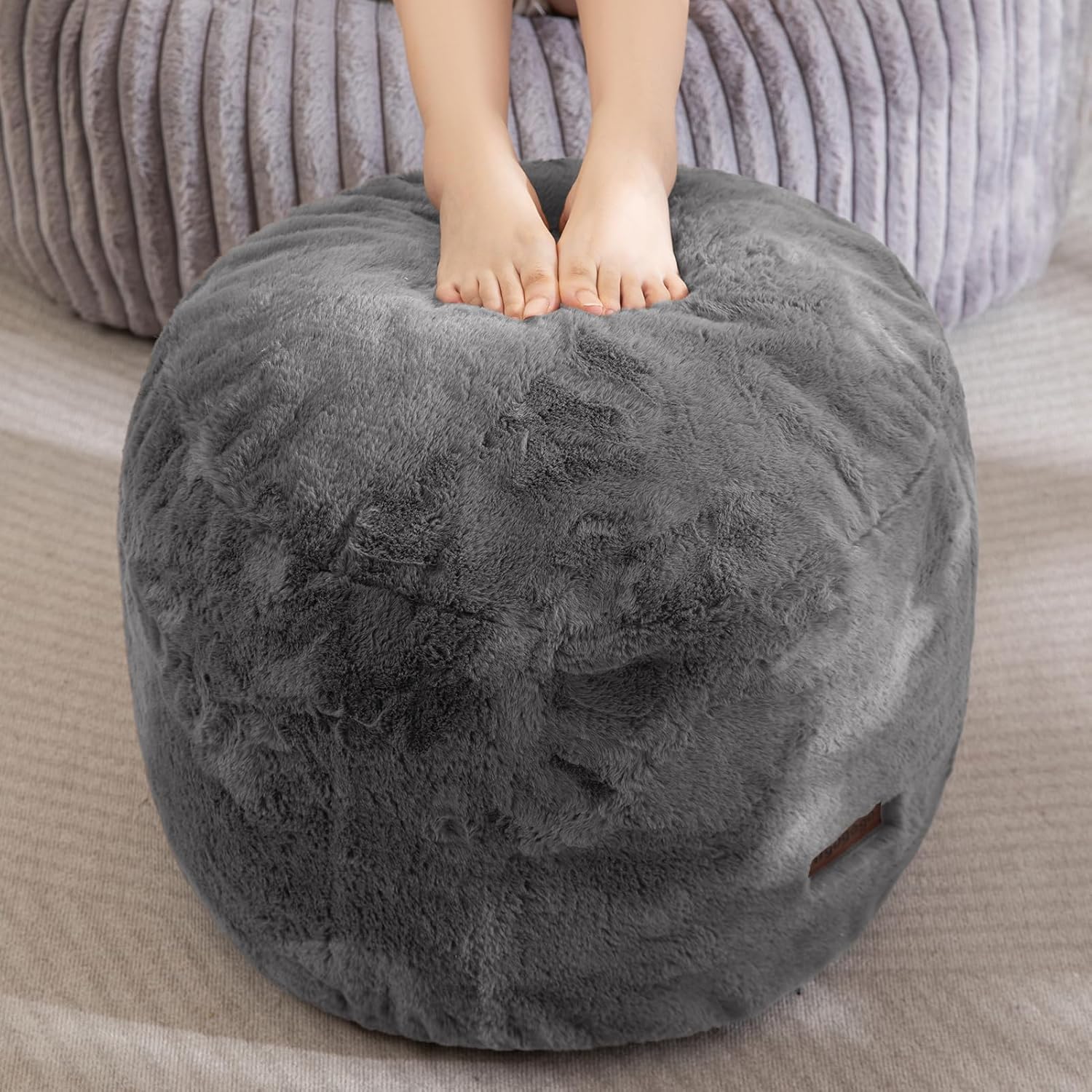 Ottoman Round Modern Foam
